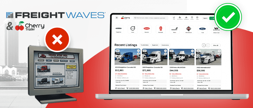Cherry Trader Recognized by FreightWaves as the Next-Gen Heavy Equipment Marketplace