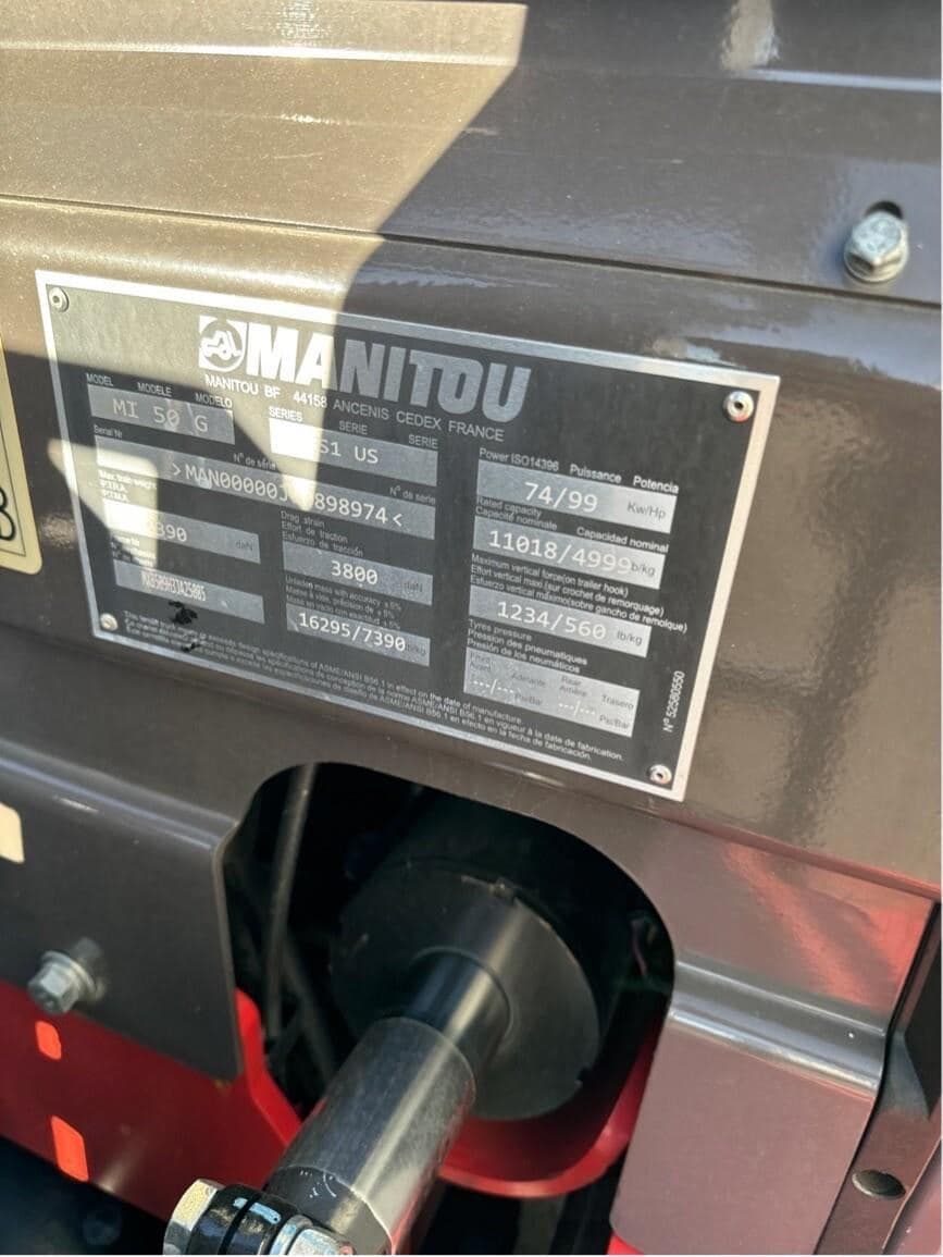2023 MANITOU MI50G FL8974 image 8