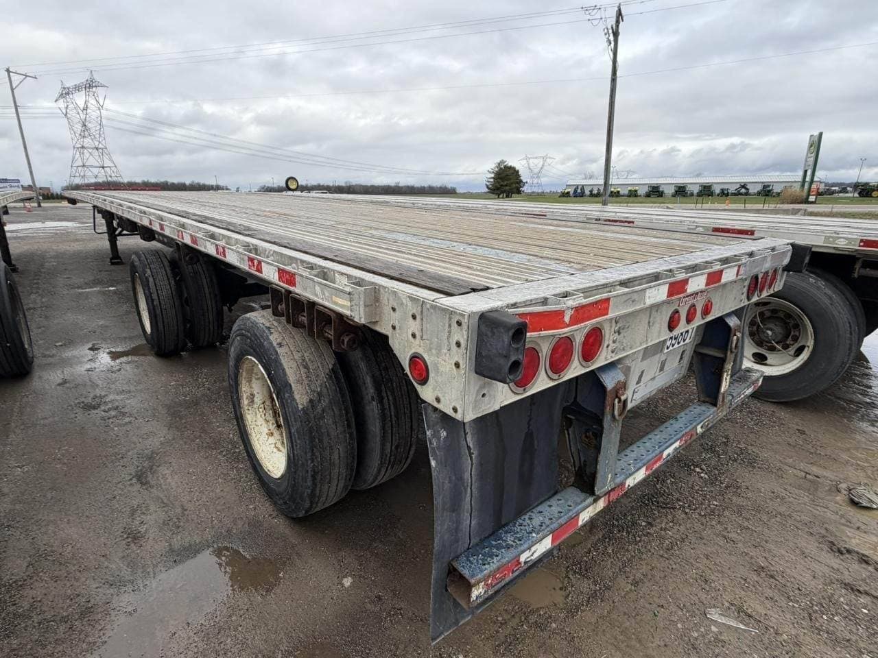 2012 Great Dane 48x96 Combination Flatbed Trailer - Air Ride, Spread Axle image 1