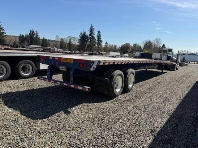 2013 Great Dane 53x102 Combination Flatbed Trailer - Spring, Sliding Axle image 8